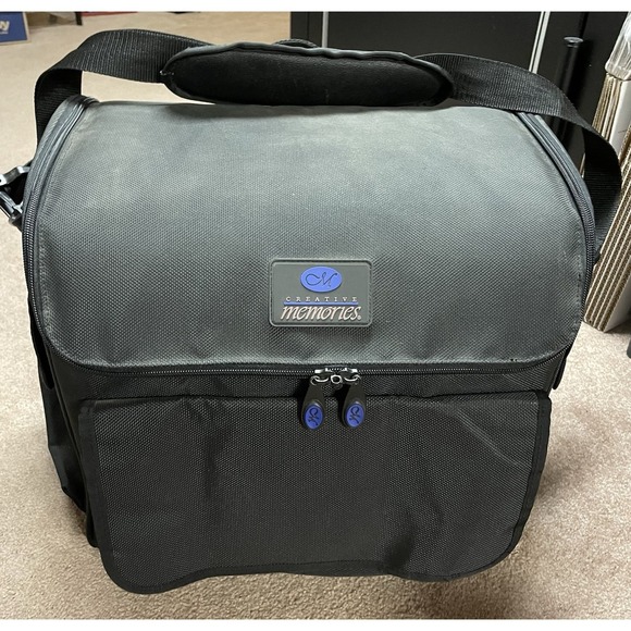 Creative Memories Handbags - Creative Memories Consultant‎ Scrapbook Organizer Bag Case Storage Tote Retired